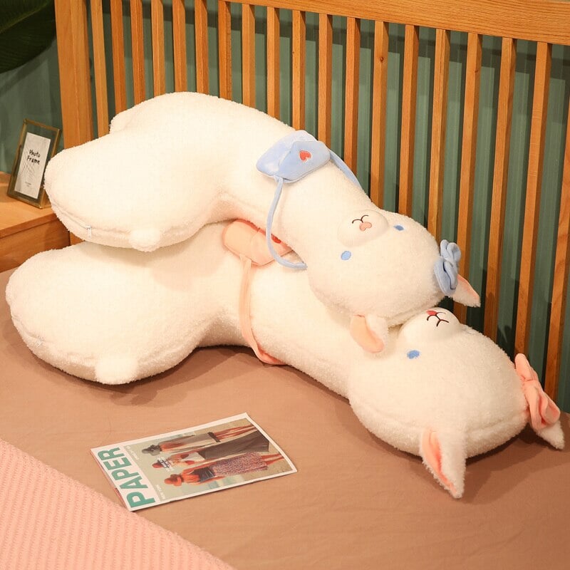 Maliben | Kawaii Fluffy White Pancake Alpaca Plushie