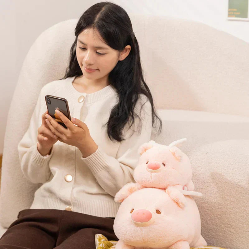 Maliben | Kawaii Flying Angel Pig Plush