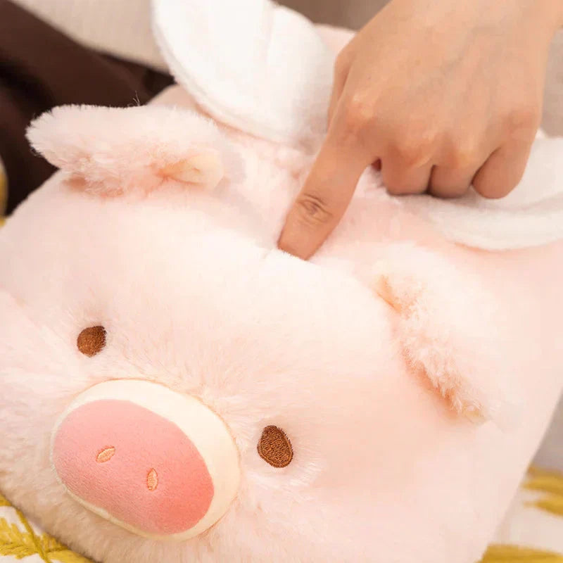 Maliben | Kawaii Flying Angel Pig Plush
