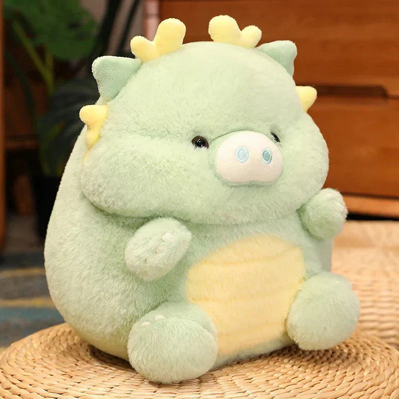 Maliben Kawaii Pig Dragon Plush — 30 cm, 7 Pastel Colors