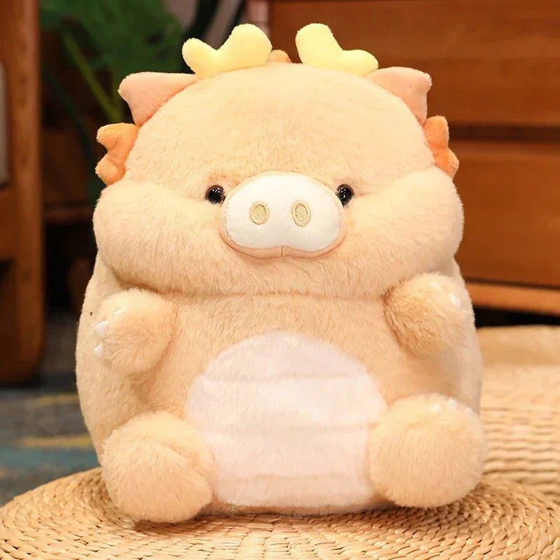 Maliben Kawaii Pig Dragon Plush — 30 cm, 7 Pastel Colors