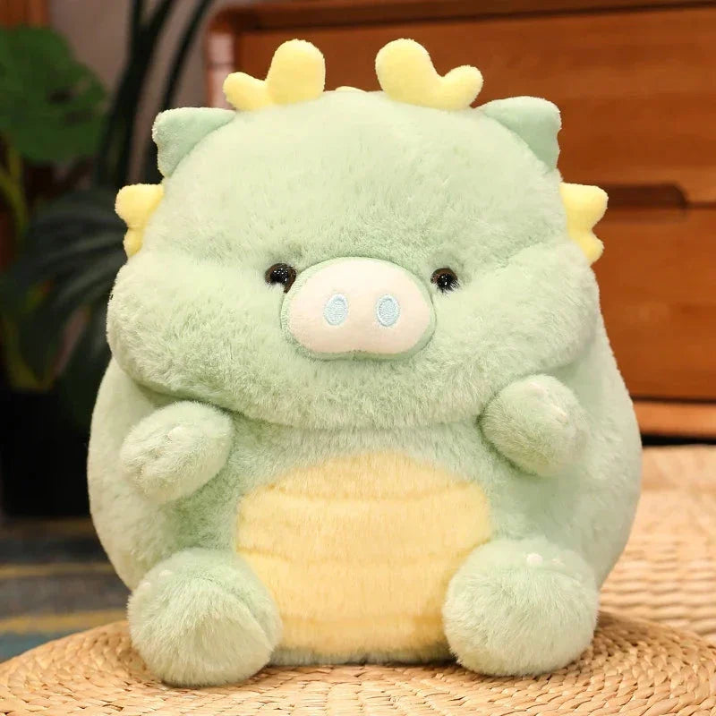 Maliben Kawaii Pig Dragon Plush — 30 cm, 7 Pastel Colors