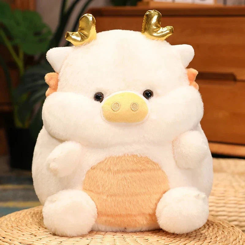 Maliben Kawaii Pig Dragon Plush — 30 cm, 7 Pastel Colors