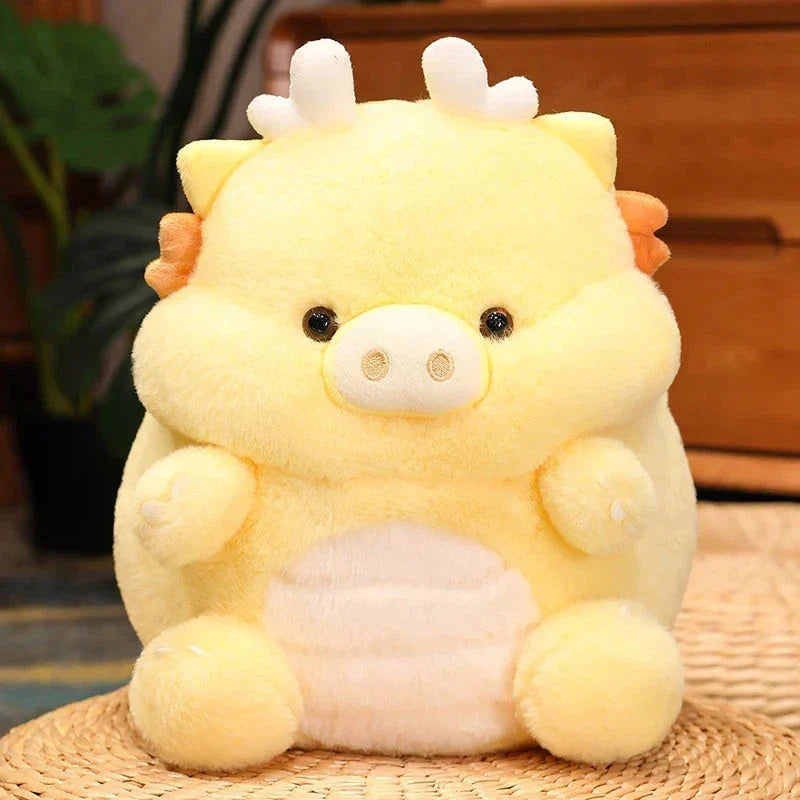 Maliben Kawaii Pig Dragon Plush — 30 cm, 7 Pastel Colors