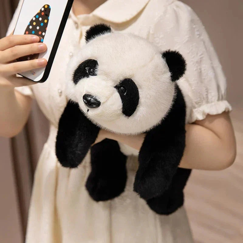 Maliben | Kawaii Fuzzy Black Brown Panda Plushies