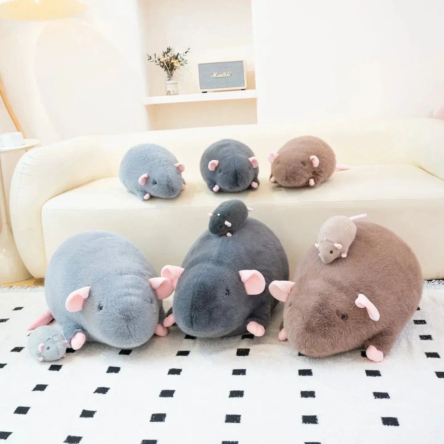 Maliben | Kawaii Giant Mouse Rat Plushies