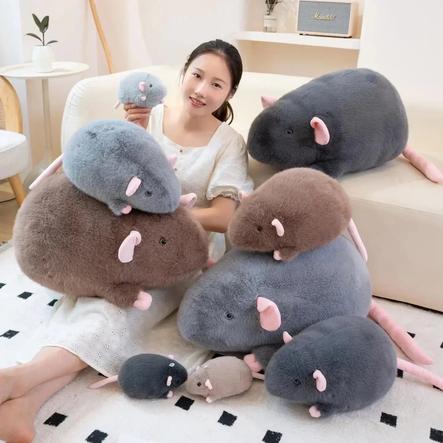 Maliben | Kawaii Giant Mouse Rat Plushies