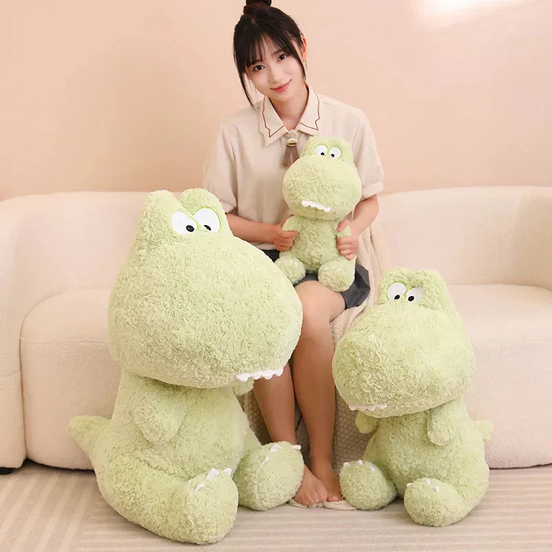 Maliben | Kawaii Goofy Green Pink Dinosaur Plushies