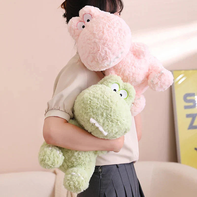 Maliben | Kawaii Goofy Green Pink Dinosaur Plushies