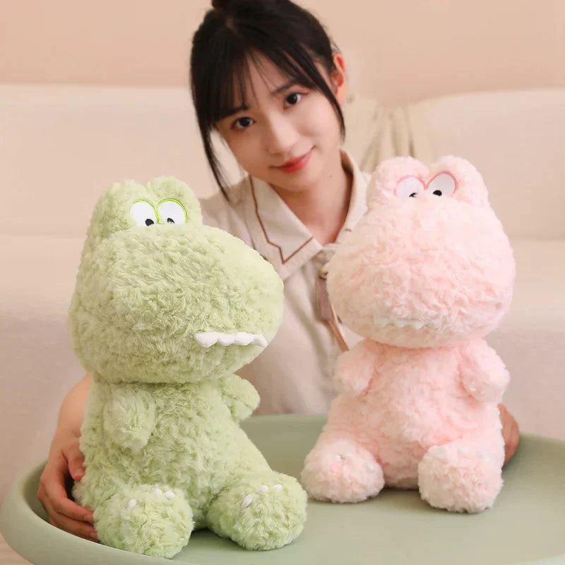 Maliben | Kawaii Goofy Green Pink Dinosaur Plushies