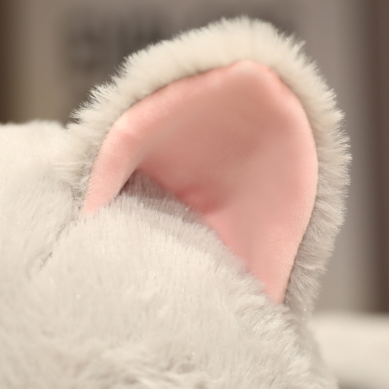 Maliben | Kawaii Grey Half Cat Half Shark Combo Plushie