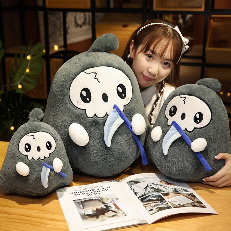 Maliben | Kawaii Grim Reaper & Ghost Halloween Plushies