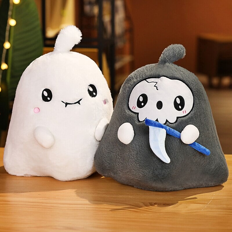 Maliben | Kawaii Grim Reaper & Ghost Halloween Plushies