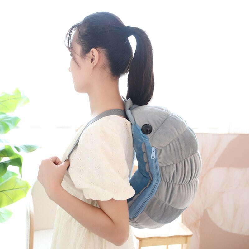 Maliben | Kawaii Isopod Plush Backpack