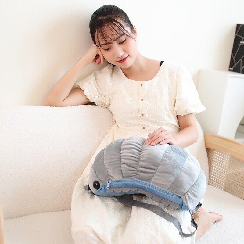 Maliben | Kawaii Isopod Plush Backpack
