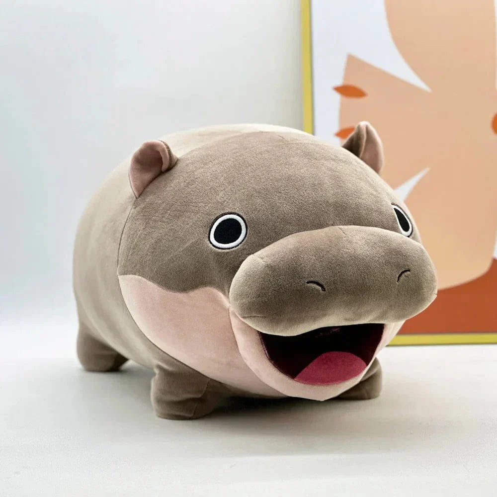 Maliben | Kawaii Moo Deng Baby Hippo Plushie
