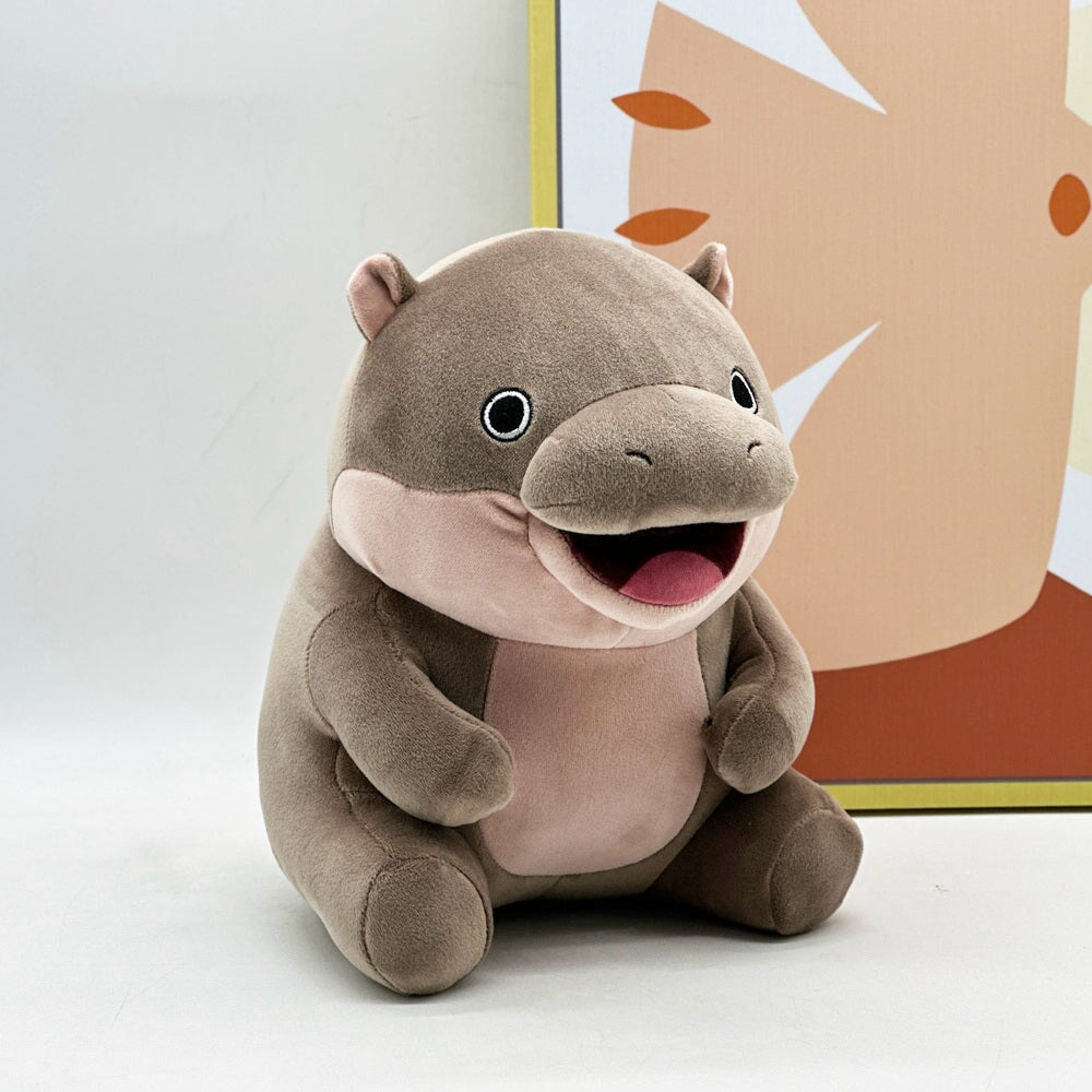 Maliben | Kawaii Moo Deng Baby Hippo Plushie