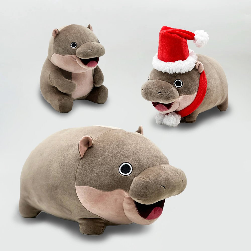 Maliben | Kawaii Moo Deng Baby Hippo Plushie