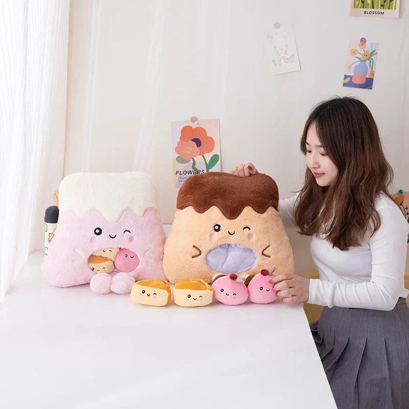 Maliben | Kawaii Mountain Desserts Candy Bag Plushies
