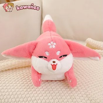 Maliben | Kawaii Pink Fox Sakura Plushie