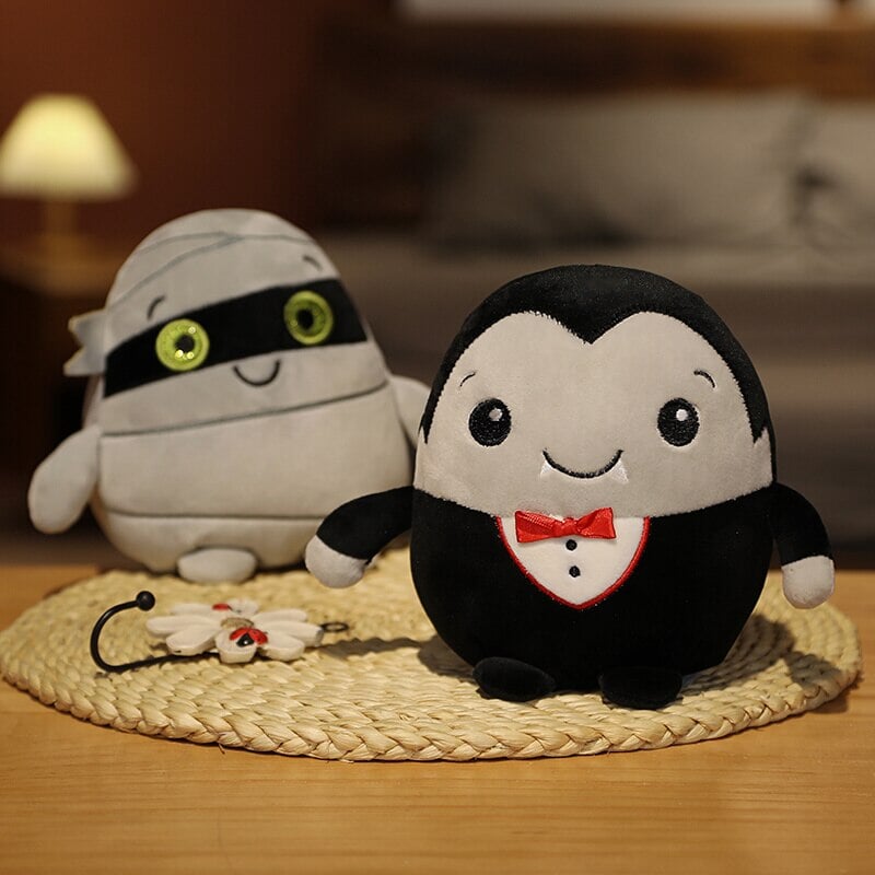 Maliben | Kawaii Skeleton Pumpkin Zombie Frankenstein Vampire Halloween Plushies