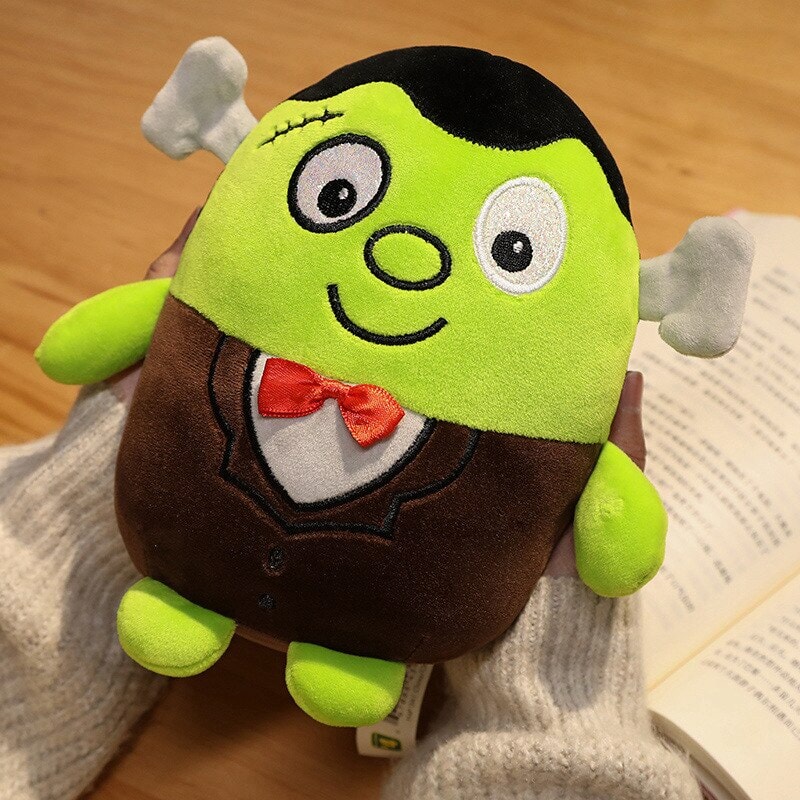 Maliben | Kawaii Skeleton Pumpkin Zombie Frankenstein Vampire Halloween Plushies