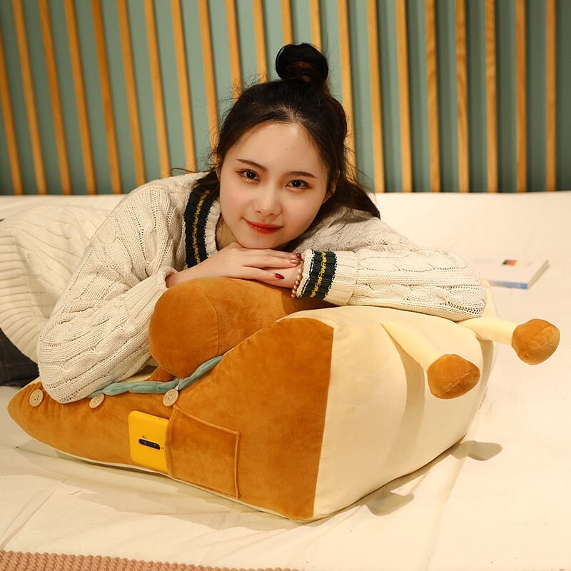 Maliben | Kawaii Toasted Bread Back Support Plushie