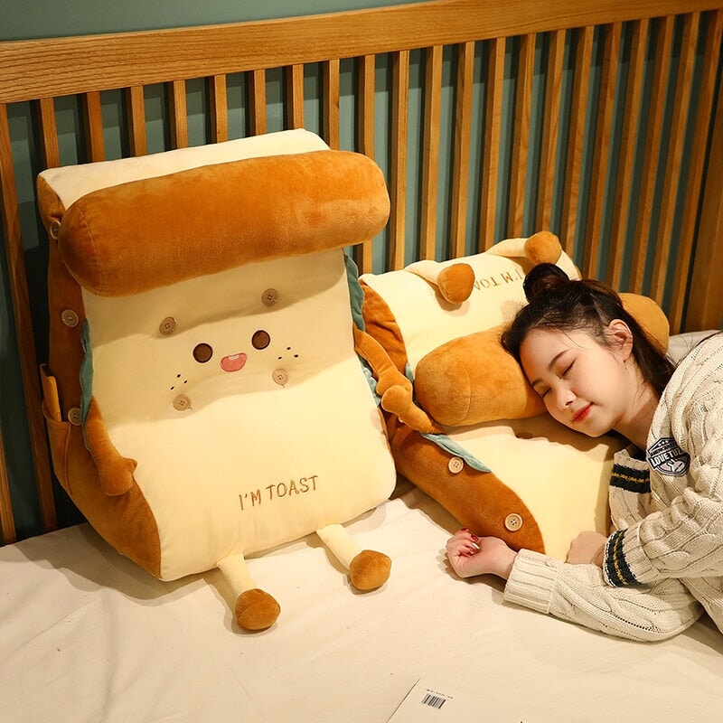 Maliben | Kawaii Toasted Bread Back Support Plushie