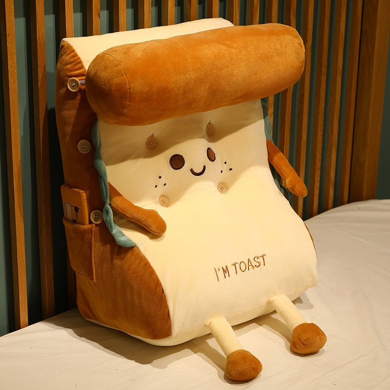 Maliben | Kawaii Toasted Bread Back Support Plushie
