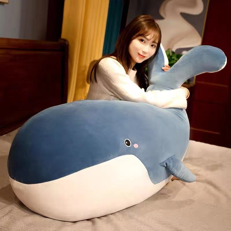 Maliben | Blue Giant Kawaii Whale Plushie