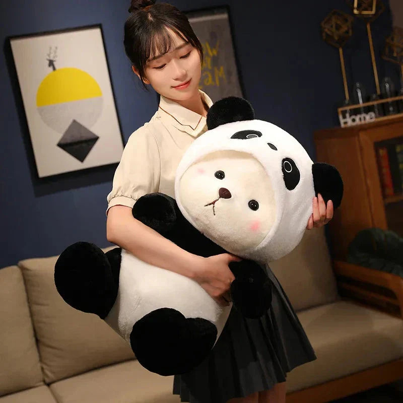 Maliben | Kawaii White Bear Panda Outfit Plushie