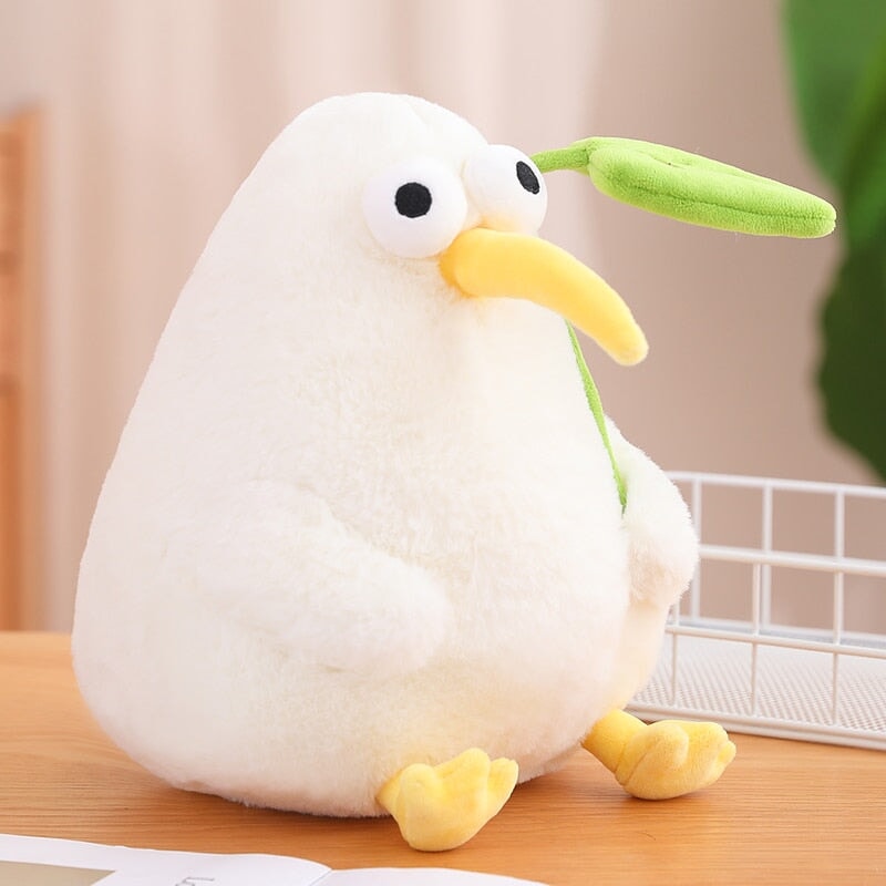 Maliben | Kawaii White Kiwi Bird Plushie