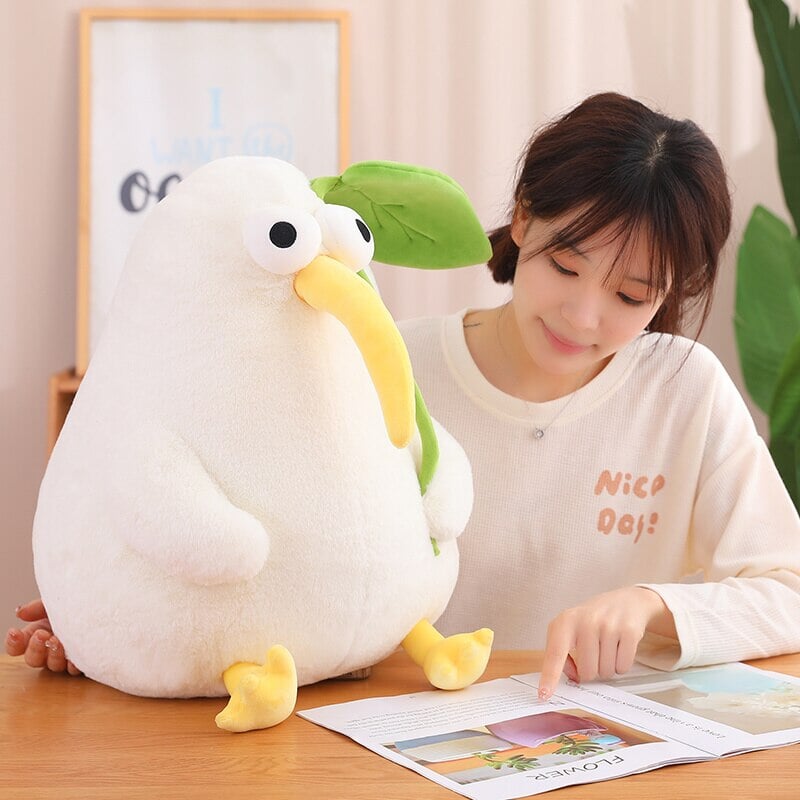 Maliben | Kawaii White Kiwi Bird Plushie