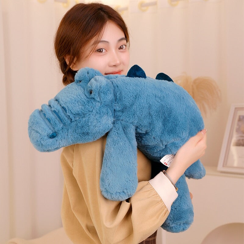 Maliben | Laying Sloth And Fox Raccoon Crocodile Plushie Friends