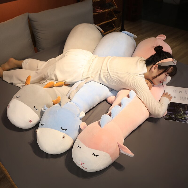 Maliben | Long Cuddly Hippo Cow Sheep Plushies