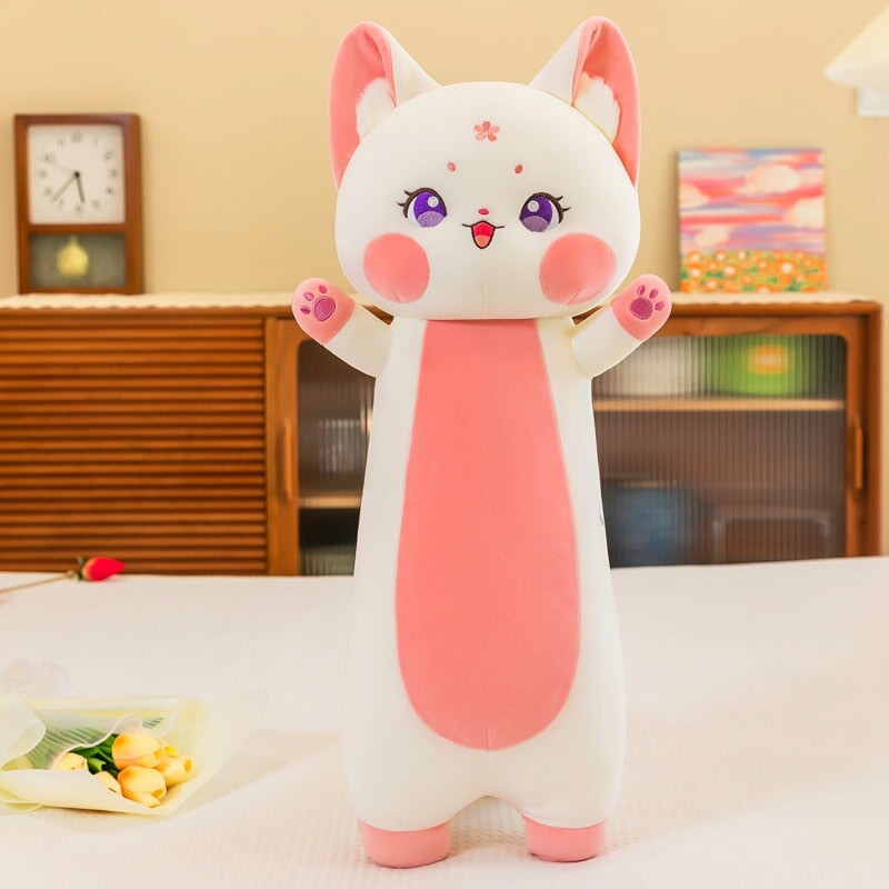 Maliben | Long Cuddly Sakura Fox Family Plushie