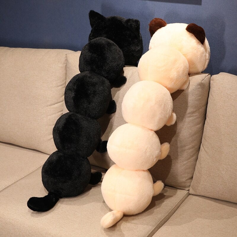 Maliben | Long Fluffy Cat Caterpillar Plushies
