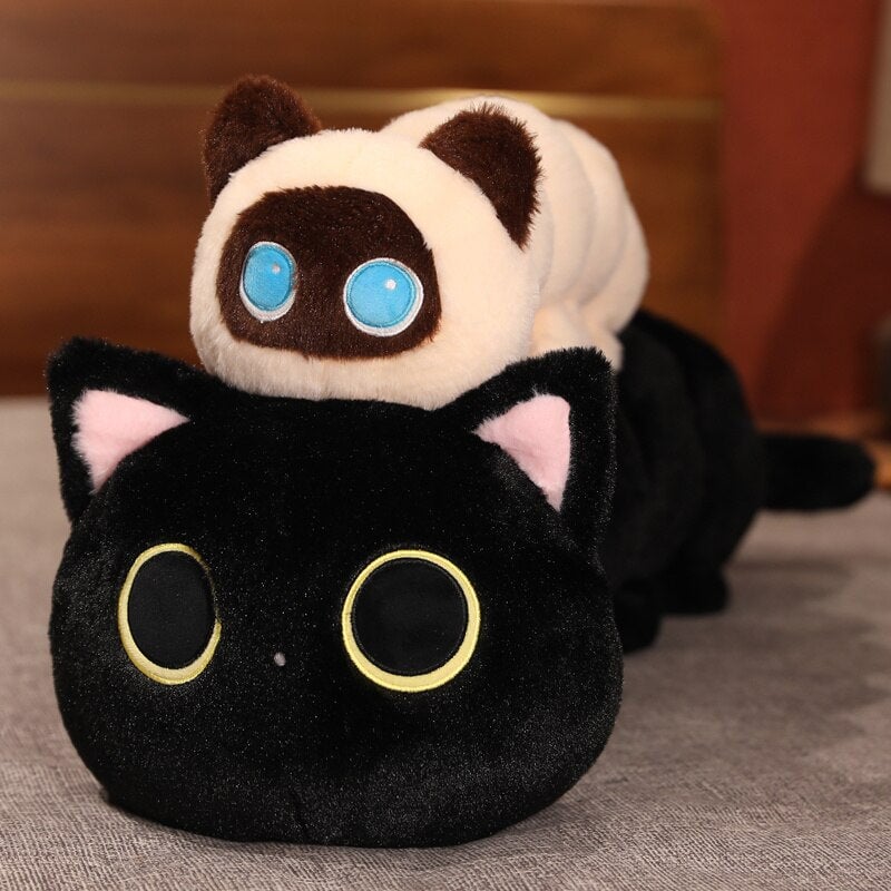 Maliben | Long Fluffy Cat Caterpillar Plushies