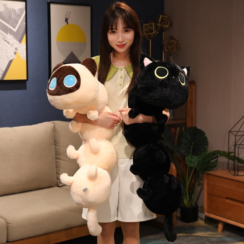 Maliben | Long Fluffy Cat Caterpillar Plushies