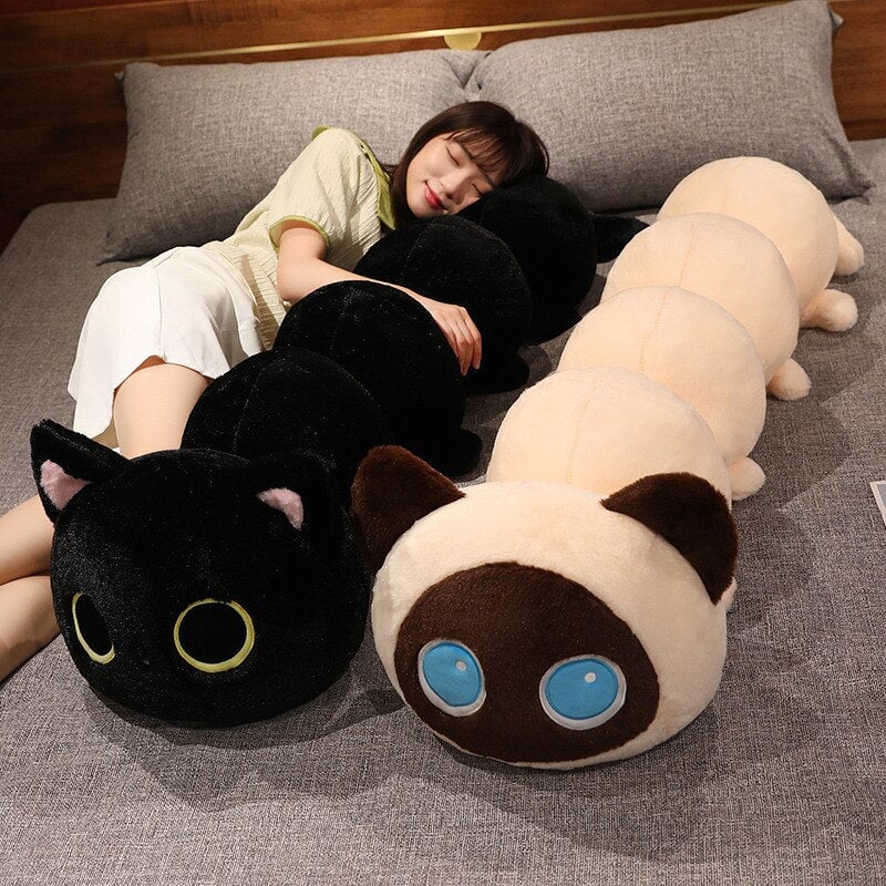Maliben | Long Fluffy Cat Caterpillar Plushies