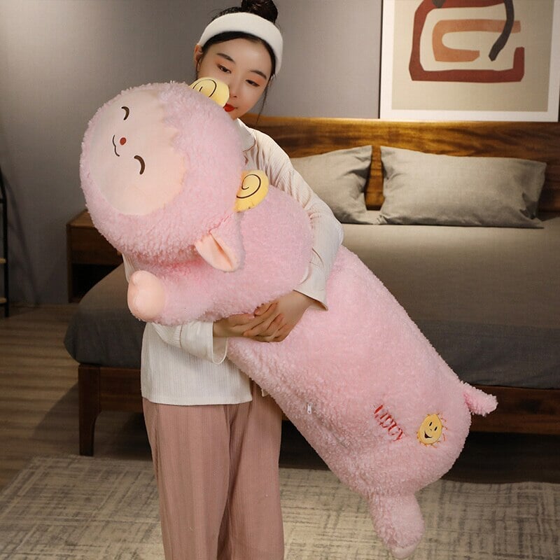 Maliben | Long Fluffy 'Happy' Alpaca Llama Plush