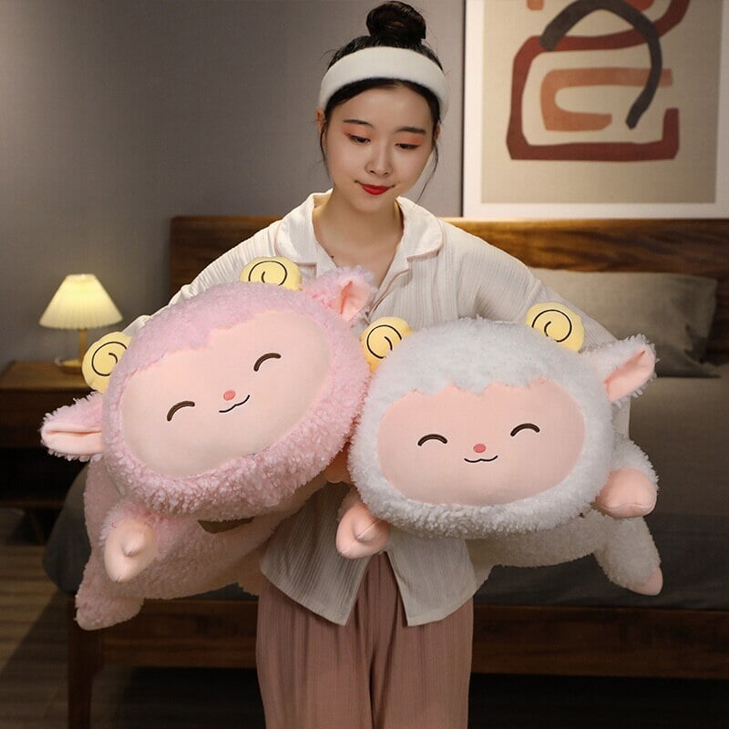 Maliben | Long Fluffy 'Happy' Alpaca Llama Plush