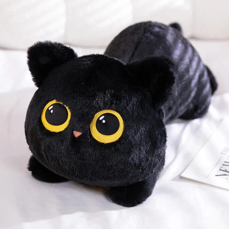 Maliben | Long Giant Black Gray Fluffy Cat Plushies