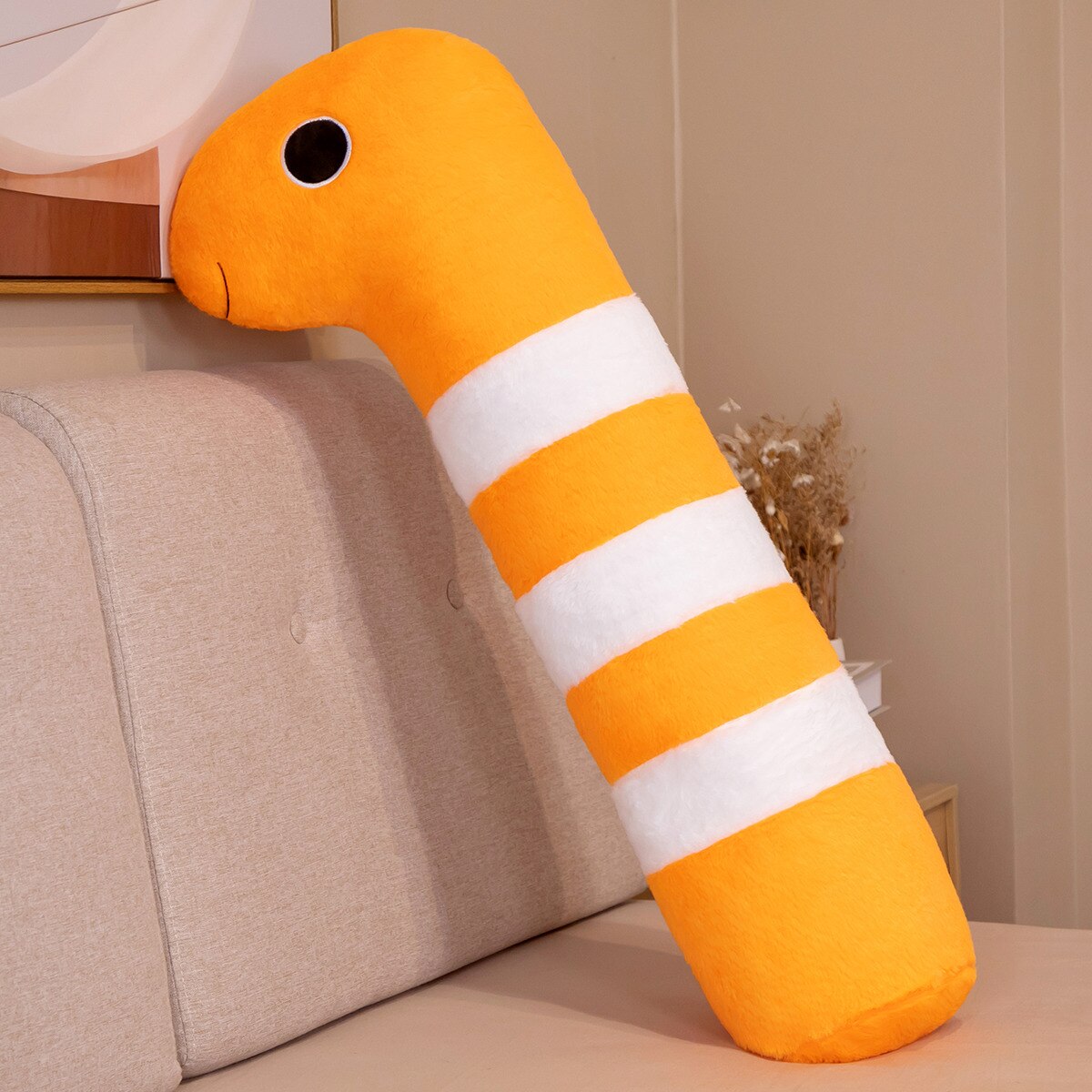 Maliben | Long Ocean White Orange Eel Plushies