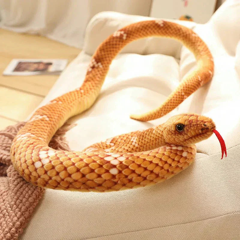 Maliben | Long Realistic Brown Green Orange Snake Plushies