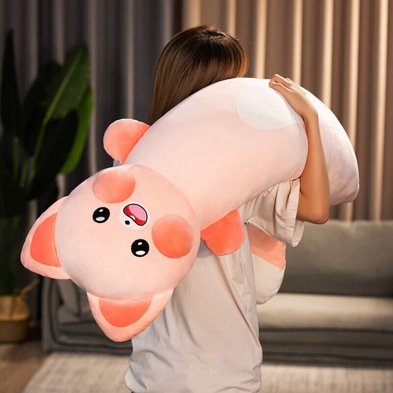 Maliben | Long Snuggly Cat And Raccoon Plushies