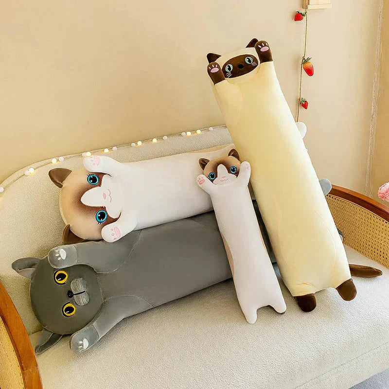 Maliben | Long Snuggly Cat Siamese British Shorthair Snowshoe Plushies Collection