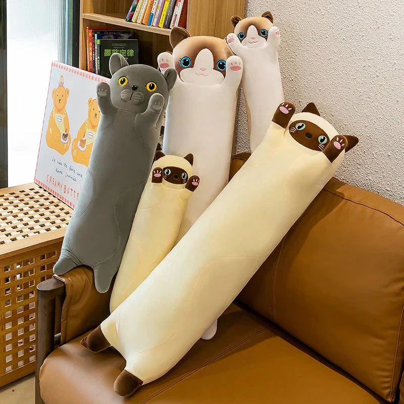 Maliben | Long Snuggly Cat Siamese British Shorthair Snowshoe Plushies Collection