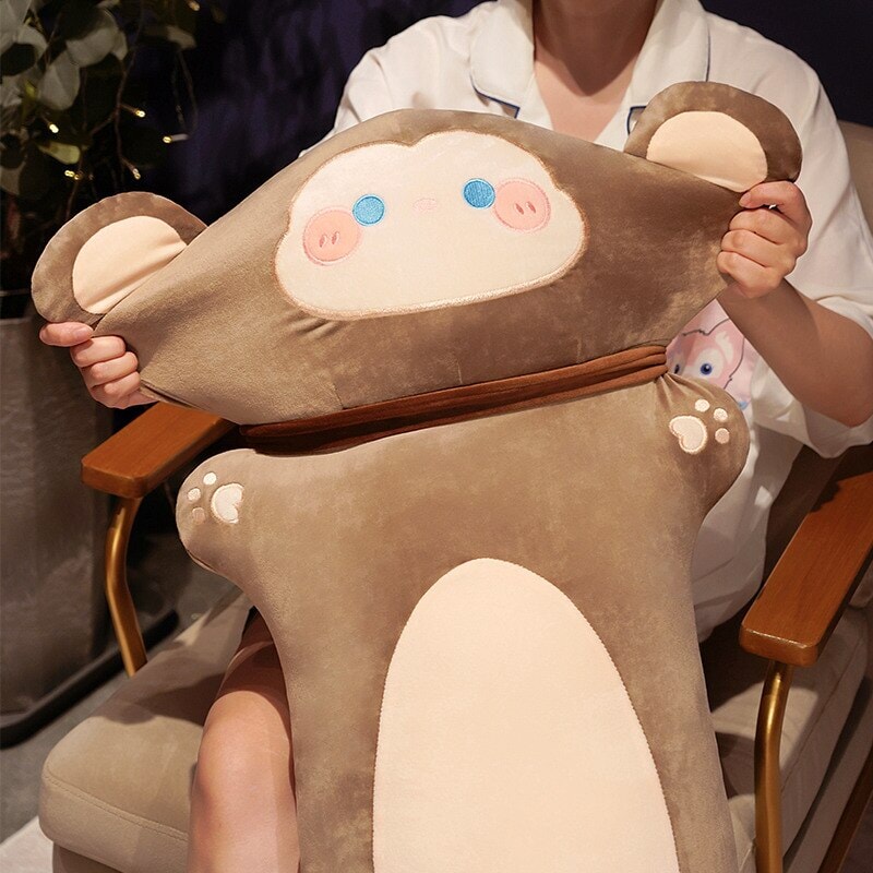 Maliben | Long Snuggly Monkey Dog Deer Bunny Cat Buddy Plushies