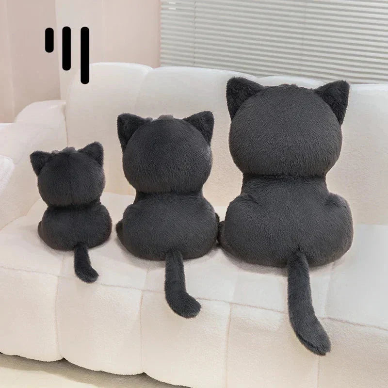 Maliben | Luna & Misty The Fluffy Sitting Cat Plushies